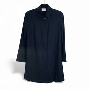 Akris Punto Women's Wool Coat Jacket US Size 8 Classic Minimalist Elegant Classy